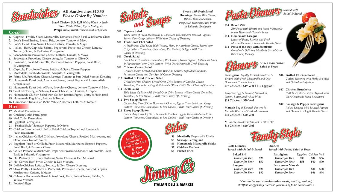 Deli Jimmy C's Italian Deli and Market